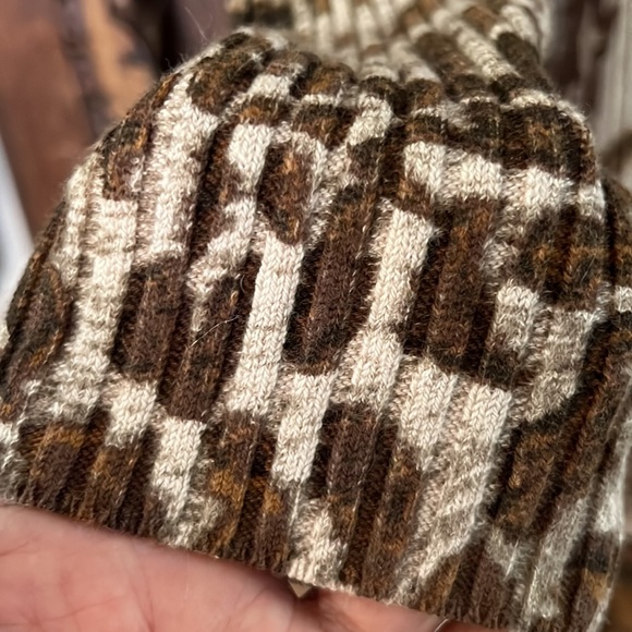 Alberto Makali Leopard pleated Cardigan - Picture 8 of 10